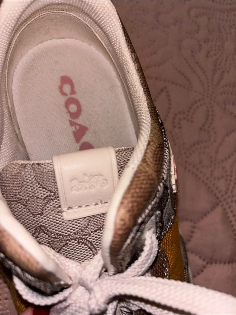 Coach sneakers featuring
